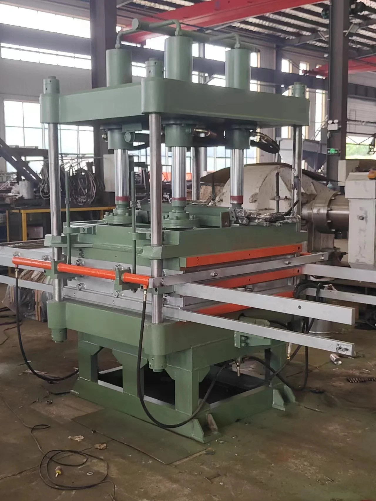 Rubber floor vulcanizing press rubber floor tile making machine rubber hydraulic curing press machine