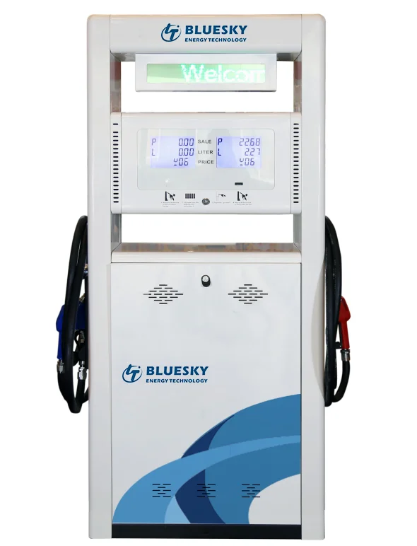 China Bluesky Wholesale Electric 1/2 Nozzles Tatsuno Pump Petrol Fuel Dispenser For Sale