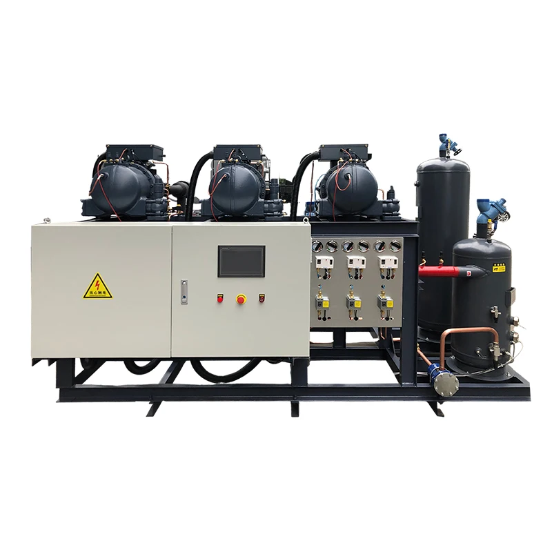 Hanbell RC2-100B R22 Screw Compressor Semi-Hermetic Refrigeration Unit with Remote Control Energy Saving for Chiller Heat Pump
