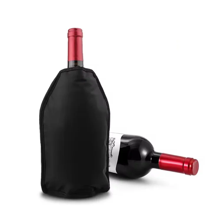 Neoprene & PE Gel Chiller: Premium Wine Bottle Sleeve for Rapid Cooling and Insulation