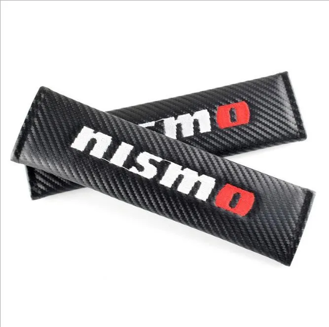 
Carbon Fiber Car Accessories Seat Belt Cover Shoulder Pads Interior Decorative 