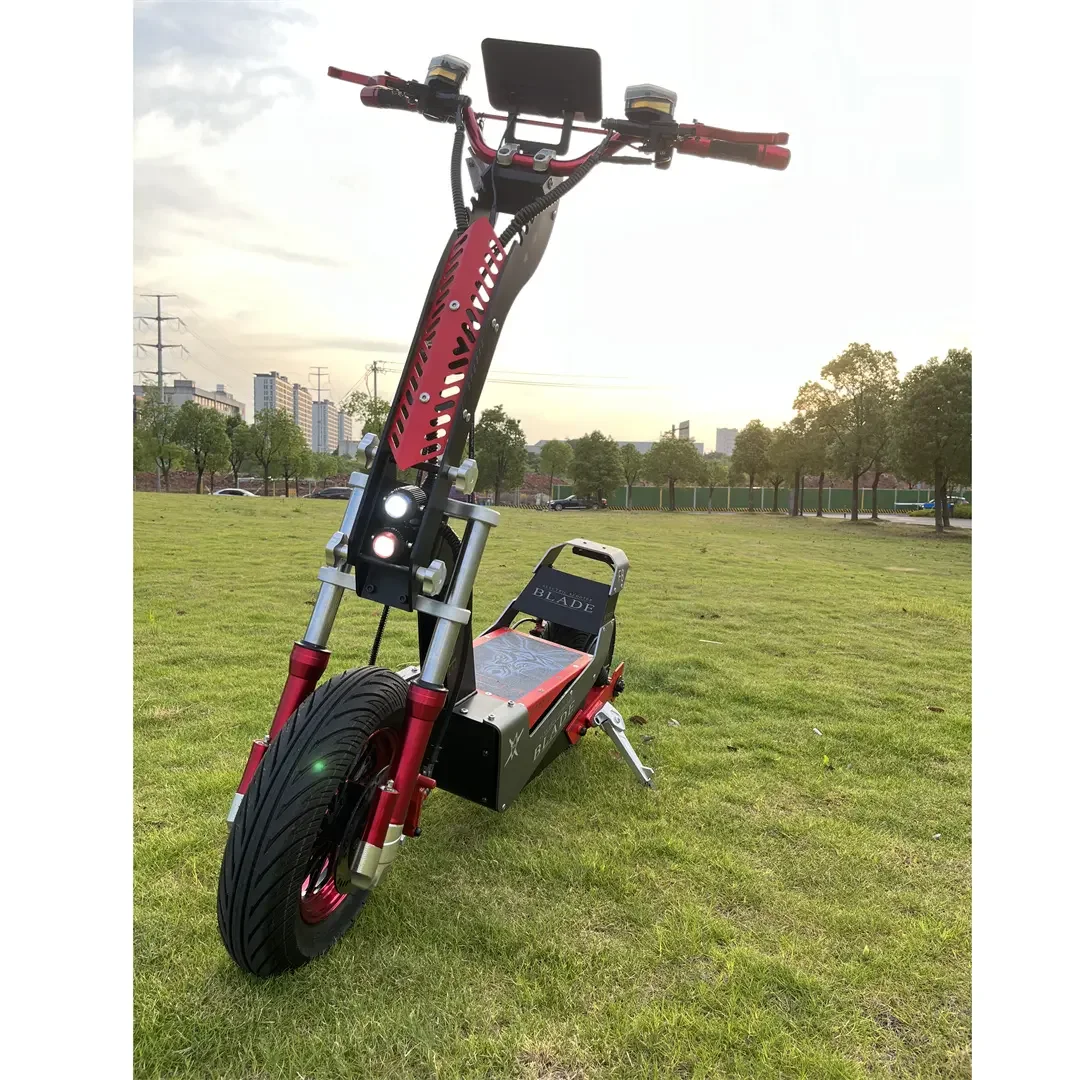 New Design Racing 15000Watt Qs Motor E Scooter 72V Big Tire 150Amp Controller Max Speed 120Km Adult Electric Scooter For Men