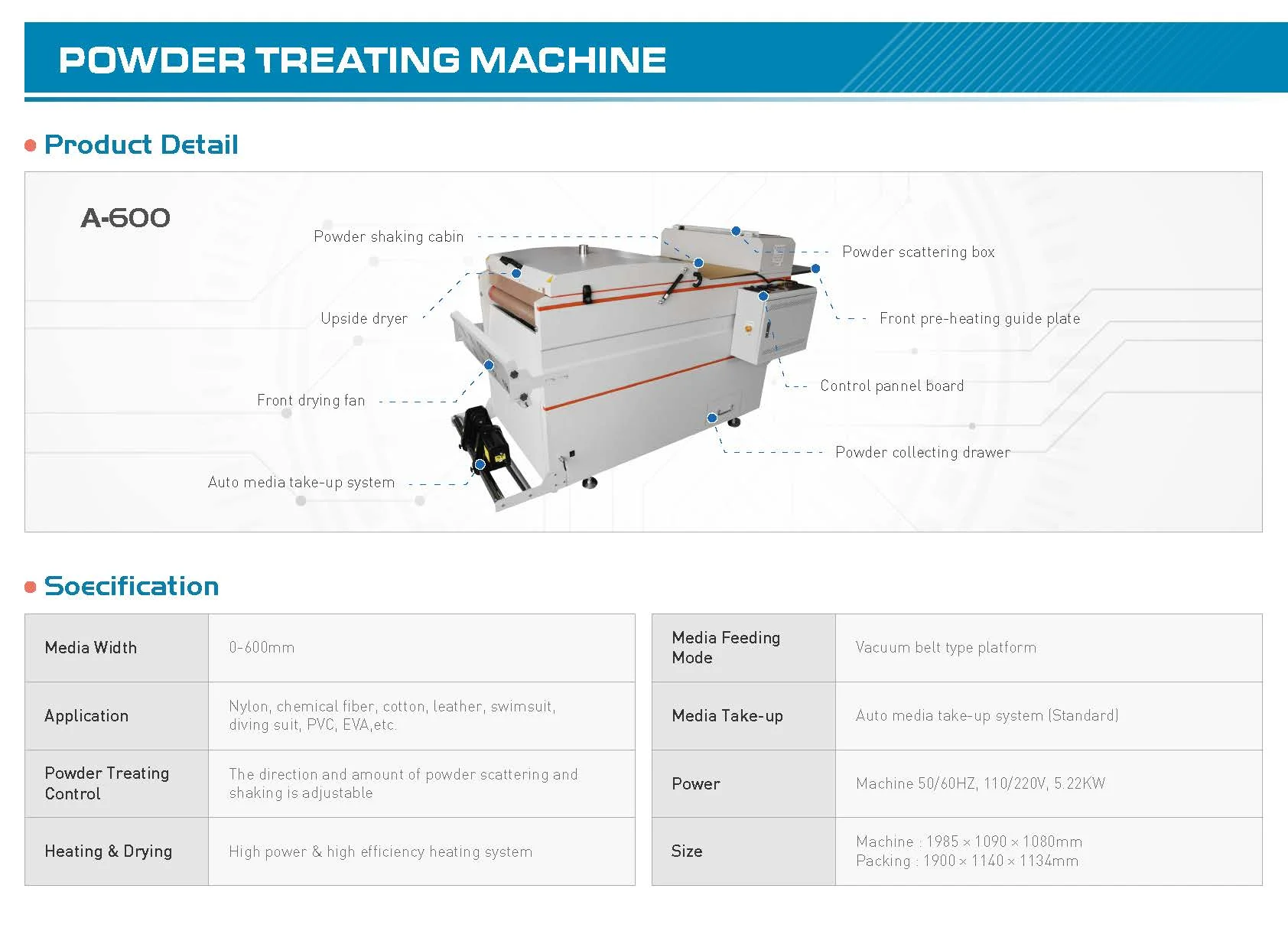 Commercial Superior Quality Double Heads Large Format DTF PET Film Imoresoras Direct to Garment Printer Powder Treating Machine