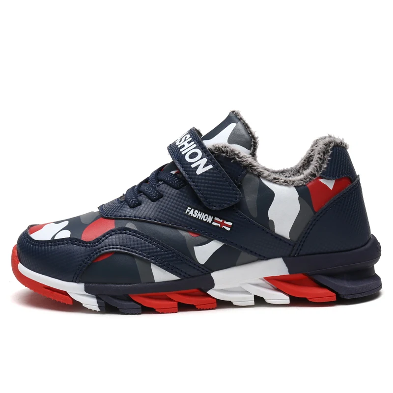 Ботинки Blade, детская зимняя модная повседневная спортивная обувь, утепленная повседневная обувь для мальчиков