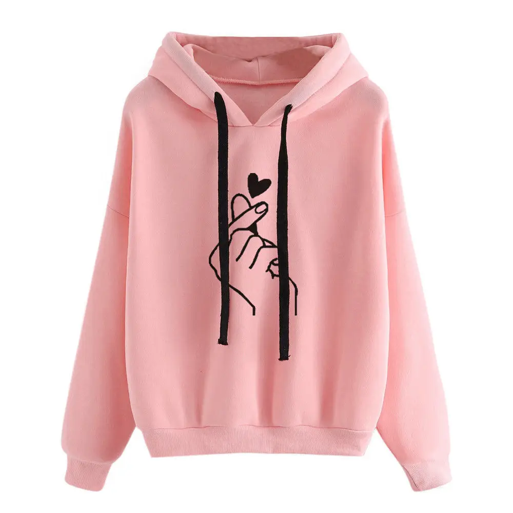 
Wholesale OEM women sublimation cartoon hoodies/2019 custom colorful oversize sublimated hoodie 