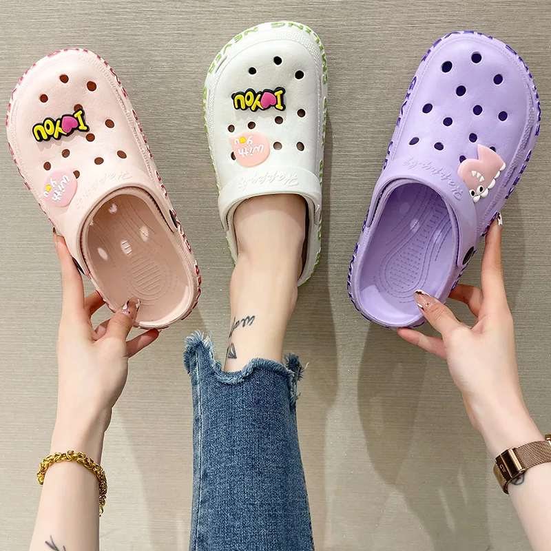 HEVA Customized Cheap Price Unisex Garden Clogs & Mules Women Mules EVA Injected Garden Shoes Adult Breathable Eva clogs shoes