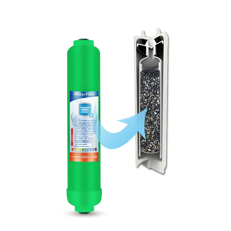 Good Quality Ph 7.2-8.5 Alkaline Filter Cartridge/Alkaline Mineral Water Filter Cartridge Ro Water Purifier Spare Parts