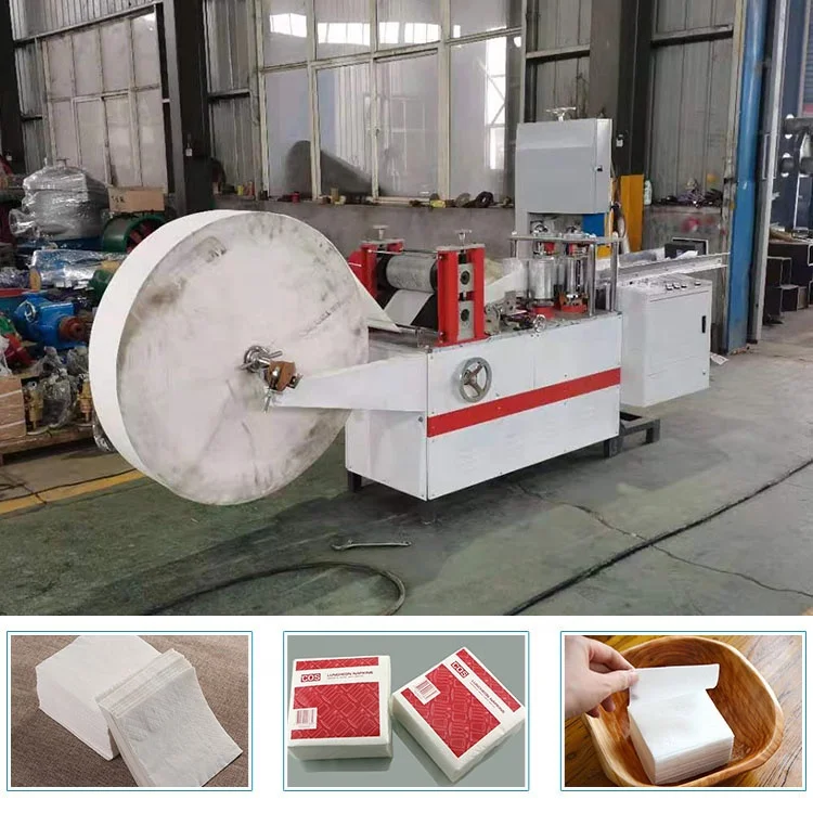 small fully automatic tissue napkin paper towel production making machines napkins for home business