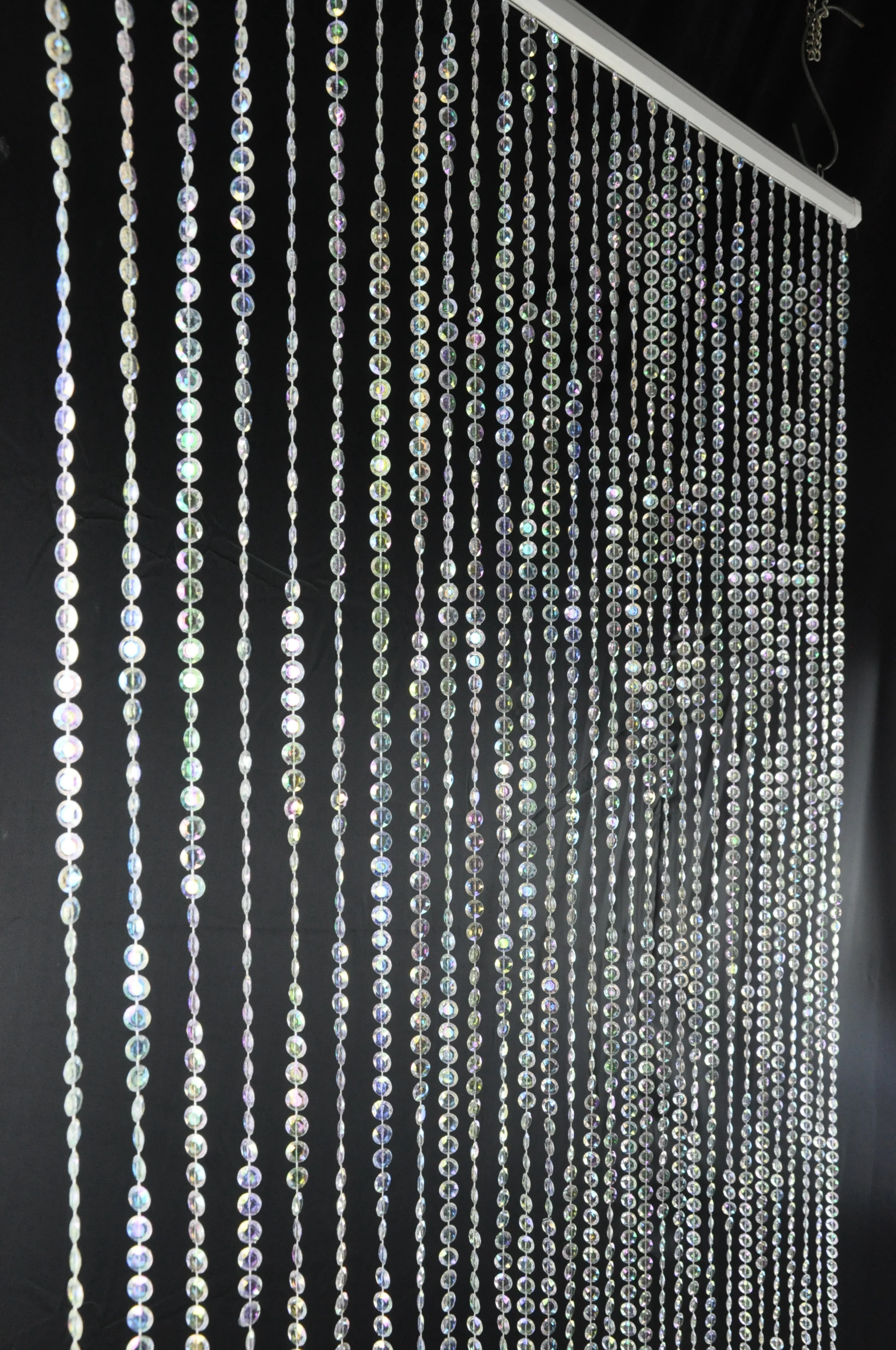 Plastic circle bead curtain wedding backdrop curtains