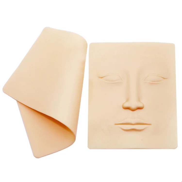 3D Silicone Whole Face Skin Permanent Makeup tattoo practice Silicone Doll Face Skin