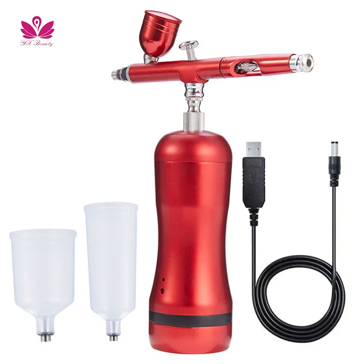 professional beauty airbrush pen system Moisturizing Oxygen Injector cordless makeup Air brush gun