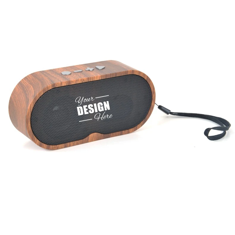 Retro Mini Bluetooth Speaker with Card Slot - Portable, Custom Logo, Ideal for Promotional Gifts and More