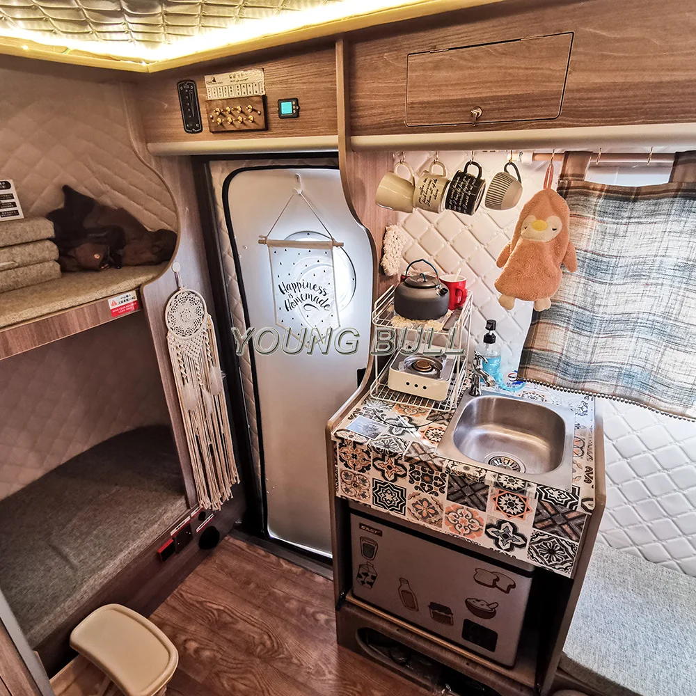 Youngbull Travel Trailer  With High Quality   AL-KO Chassis The Factory  Price In China Best Sale