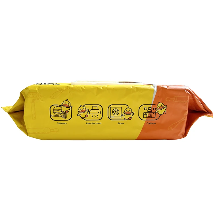 Quick Easy Clean Kitchen Wipes 80pcs Household Cleaning Wet Wipes Disposable Oil Remover Kitchen Wet Wipes