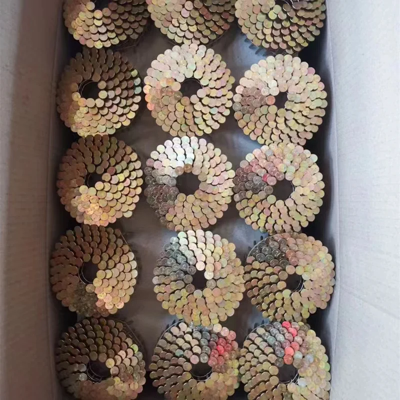 15 Degree Round Head Wire Weld Collatedsmooth Shank Coil Roofing Nails