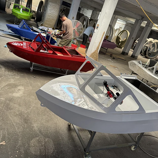Mini High Speed kart boat waterproof Racing Boat Electric small Go kart boat for sale