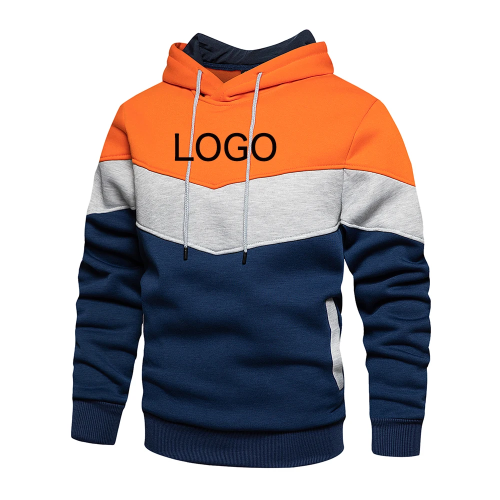 Customize your brand LOGO hoodie sudadera vintage Color matching sweat-shirt a capuch