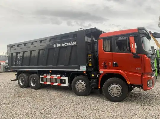 Heavy duty truck Shacman Delong 8x4 used tipper truck 40 ton dump truck 12 wheels for sale
