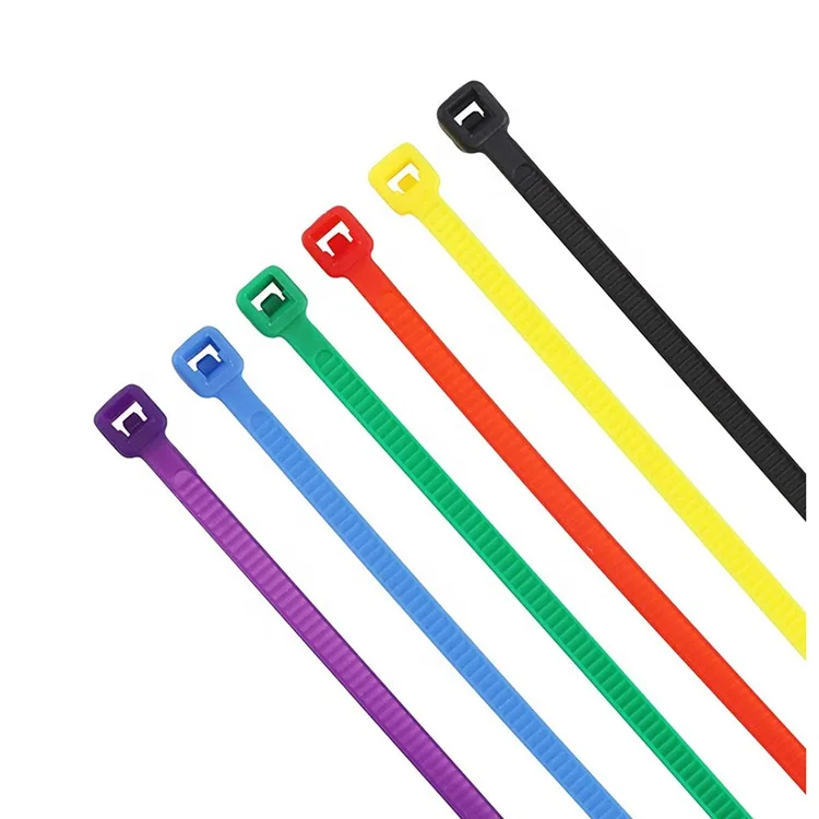 4.8x200mm China factory wholesale custom production of various high quality nylon cable ties