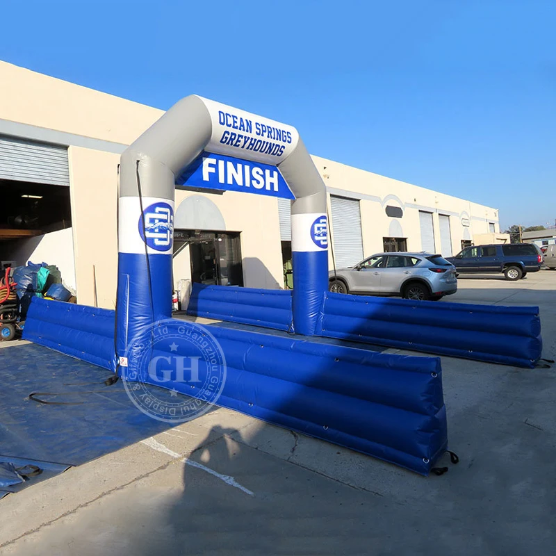 Advertising Inflatable Arch With Finish Line inflatable arch Inflatable Chute Arch