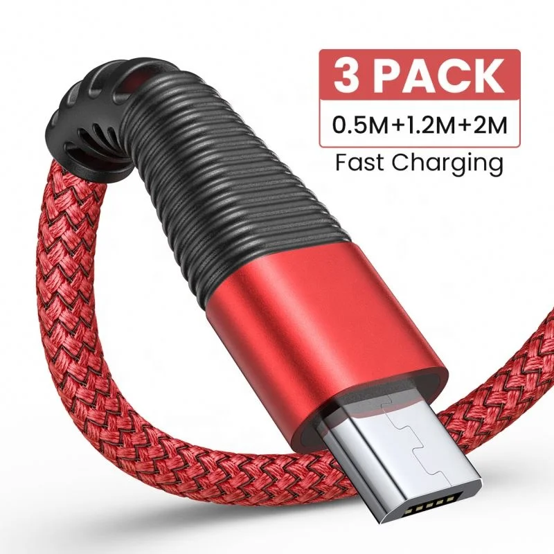 Lisen Wholesale Magnetic Fast Charging USB Cable Flowing Light Phone Accessories Cable USB Micro Data Cables