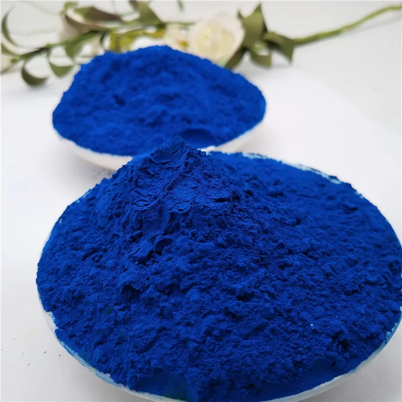 High temperature calcination resistant composite inorganic pigment Malachine blue pigment with good stability