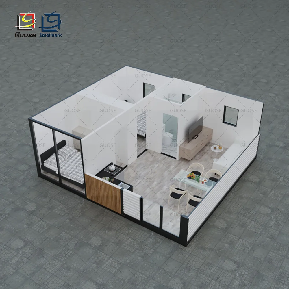 Two floor easy assemble,  flat pack container coffee shop/