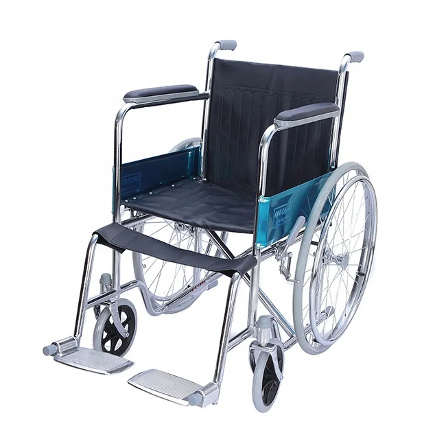 Wheelchair Manufacturers Wholesale Hospital Household Steel Hand Folding Wheelchairs