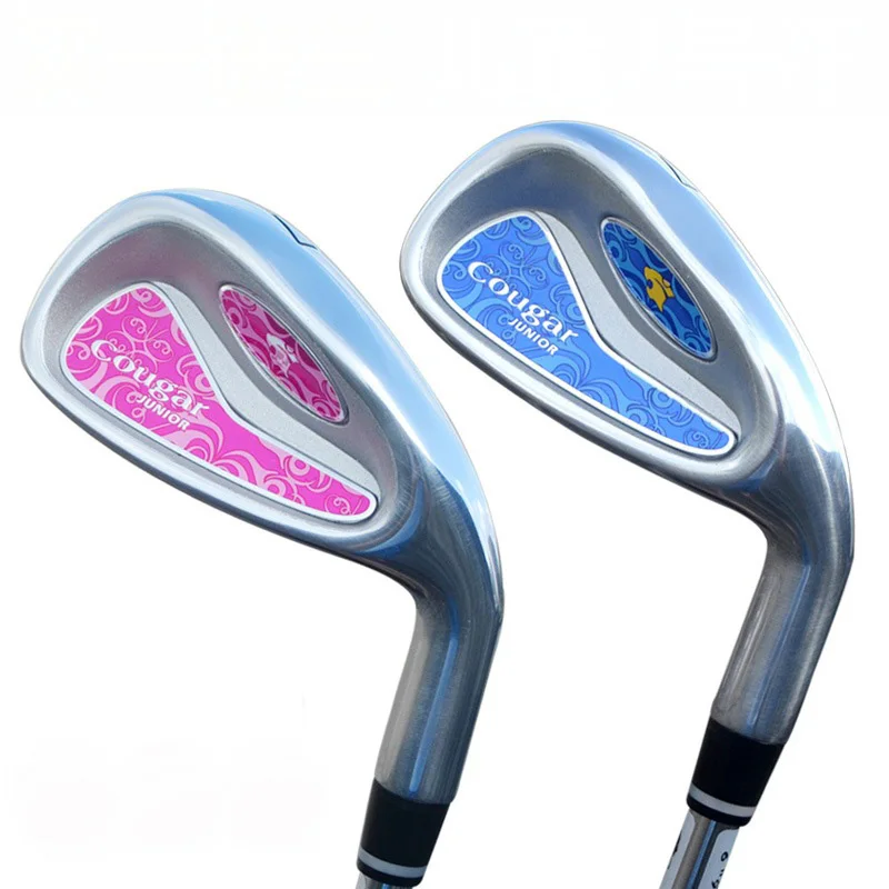 Golf iron clubs Stainless Junior Golf Club Irons Head- Right Hand in blue or red colors for boys or girls