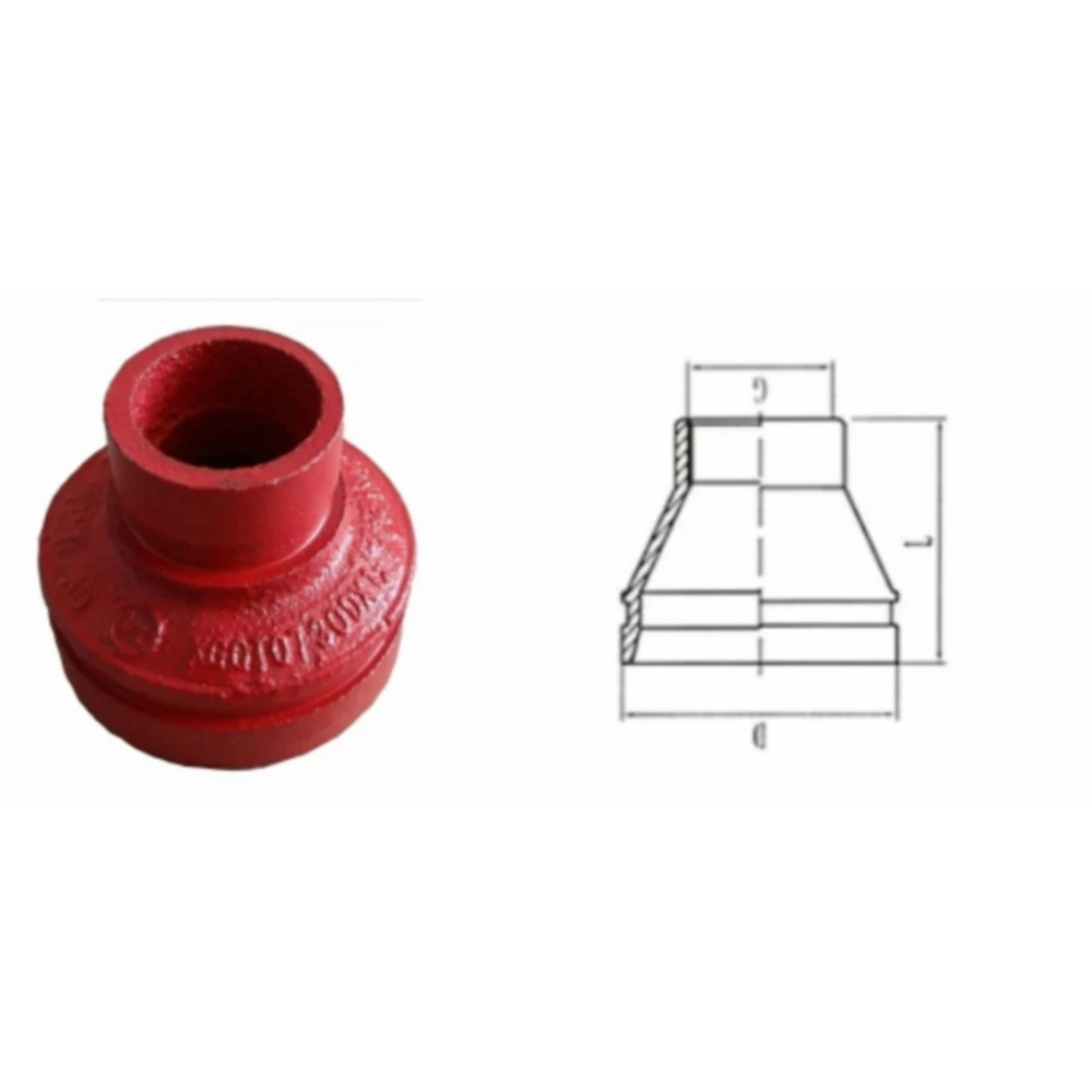 Grooved Concentric Reducer In Fire Protection System