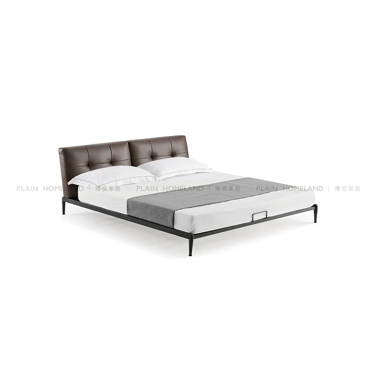 Nest Velvet Double King Size Upholstered Queen Designer Master Bedroom Modern Luxury Bed