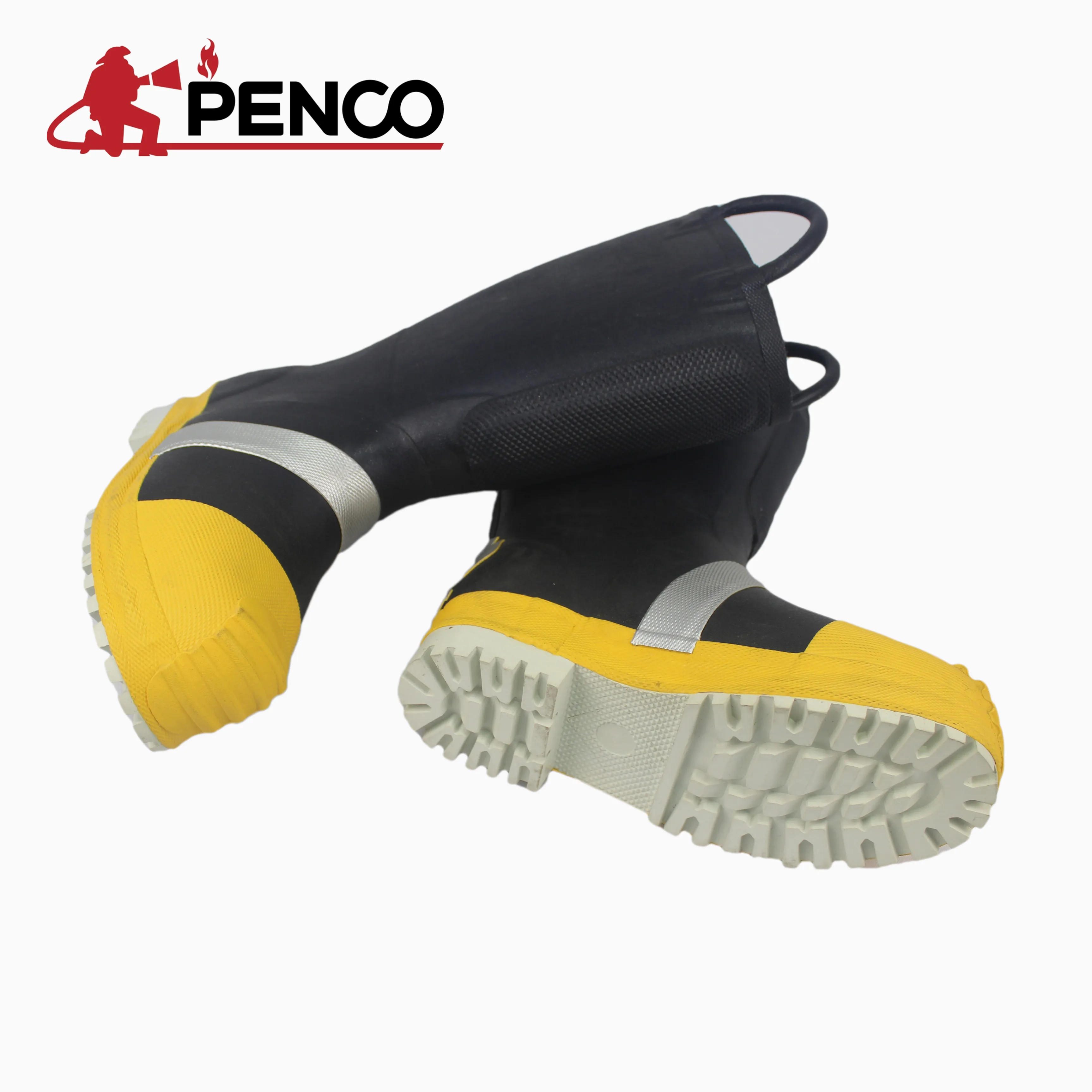 Manufacture fire fighter boots high quality fire resistance boots factory direct sale fire resistant safety boots