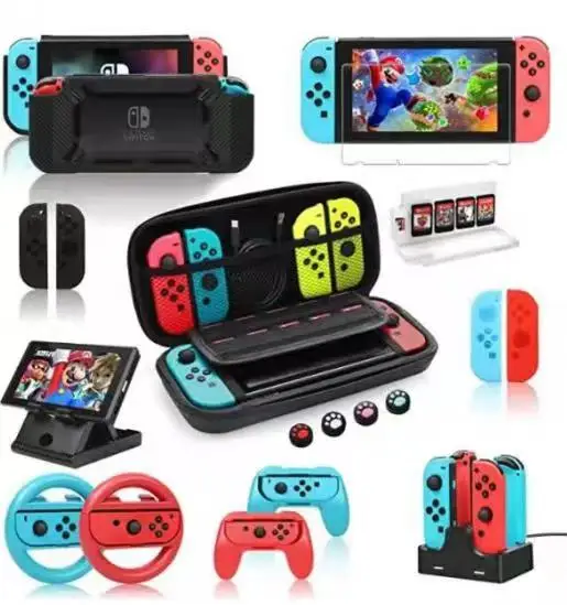 Hot Thumb grip Game card case Steering Wheels Nintendo Switch,Games Pouch accessories screen protector oled nintendo switch case