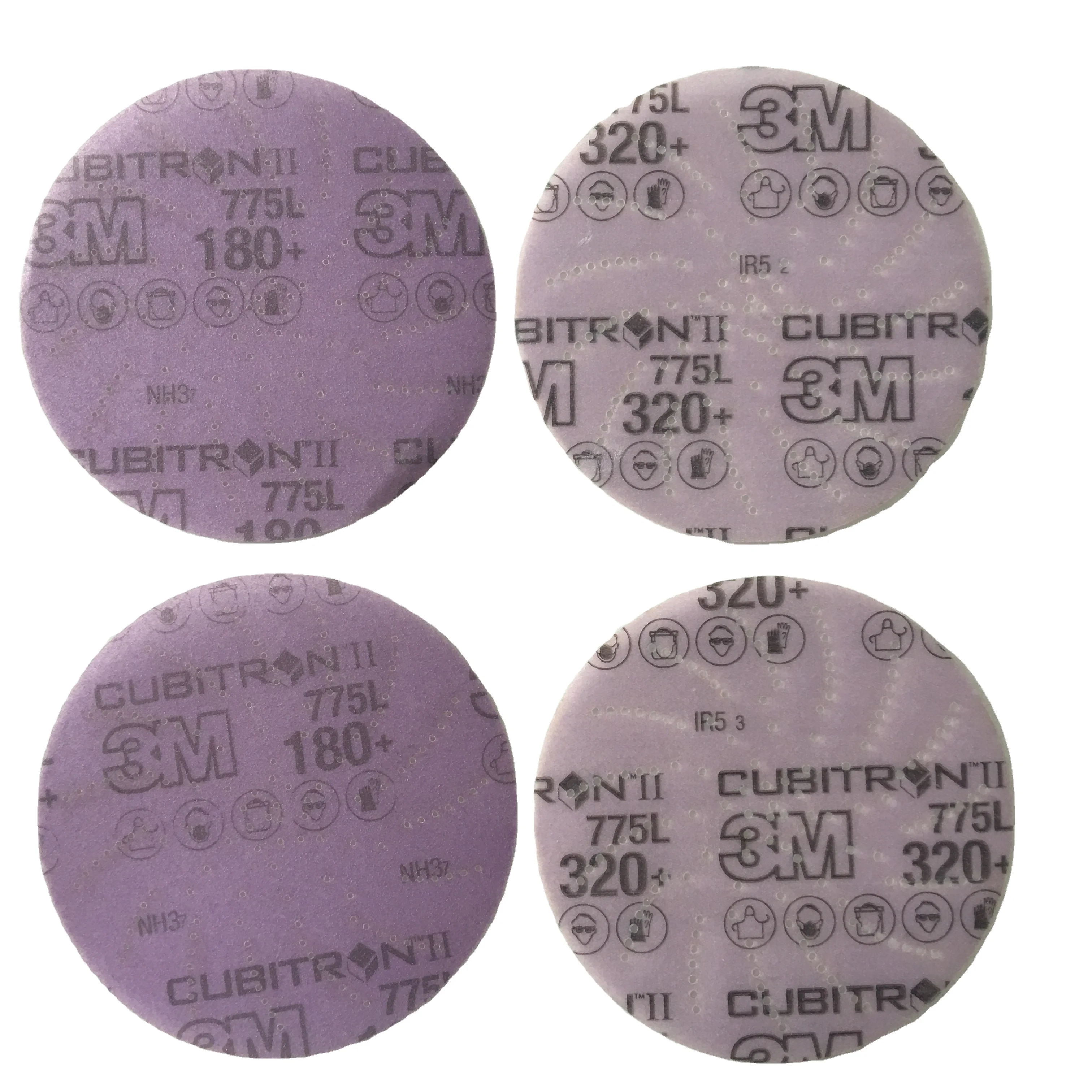 3M precision shaped grain fast cut and long life film backing cyclone hole 125mm P80 to P400 775L sand disc