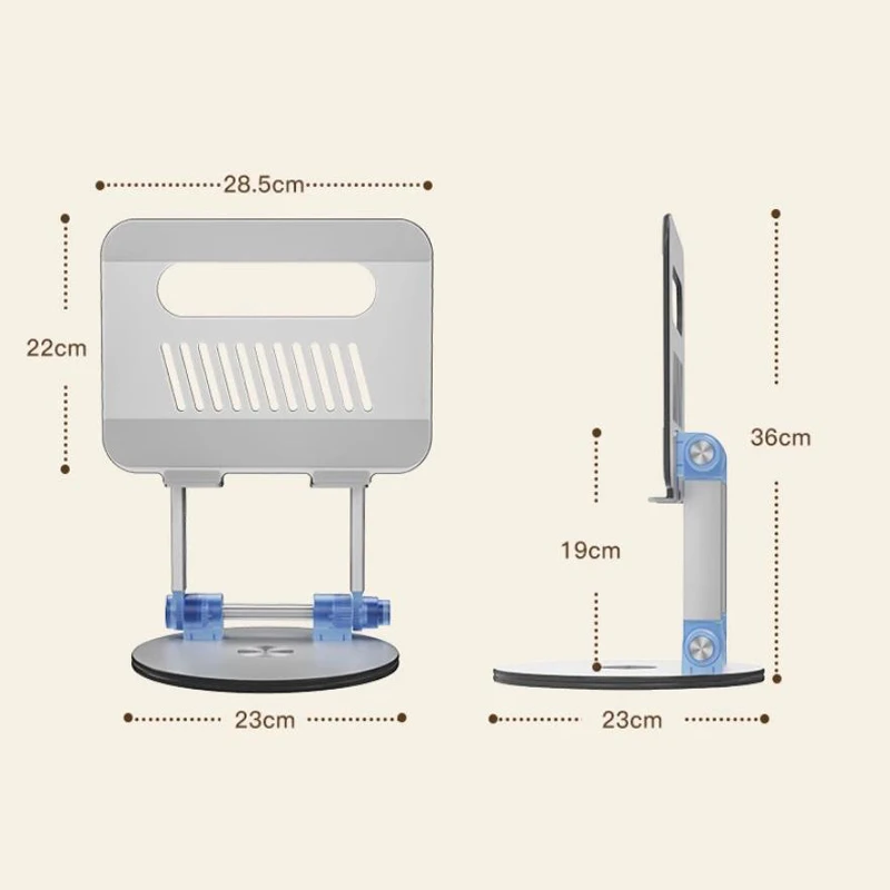 Adjustable 360 Rotating Aluminum Portable Laptop Stand For Macbook Air Xiaomi Dell HP Lenovo PC Tablet