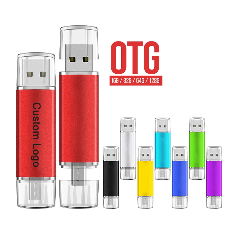 Multi color otg 2.0 usb flash drive pen drive 16GB 32GB 64GB usb memory u disk micro usb stick for mobile phone
