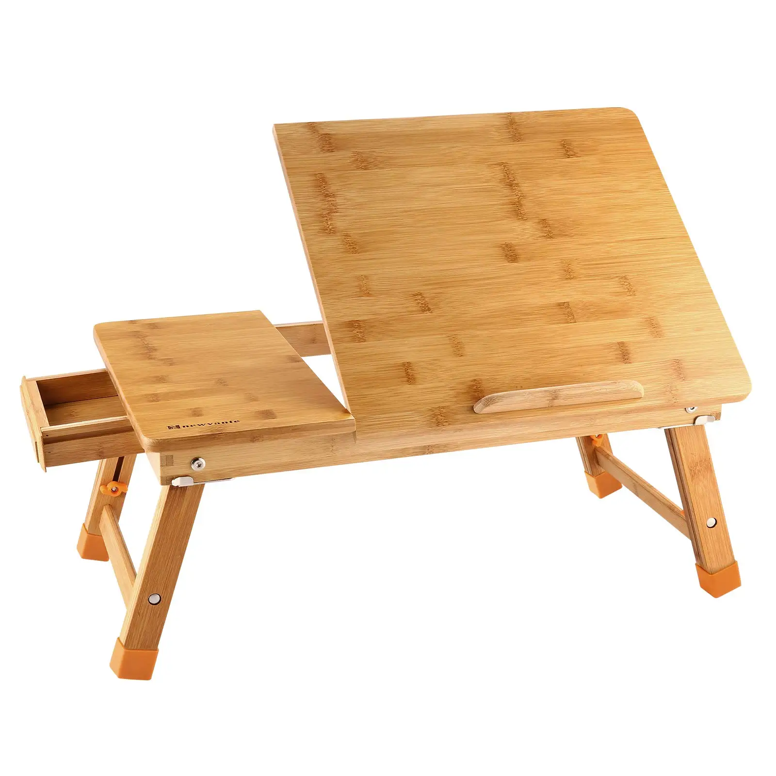 Складная Настольная подставка для ноутбука, высококачественный регулируемый столик-поднос из бамбука