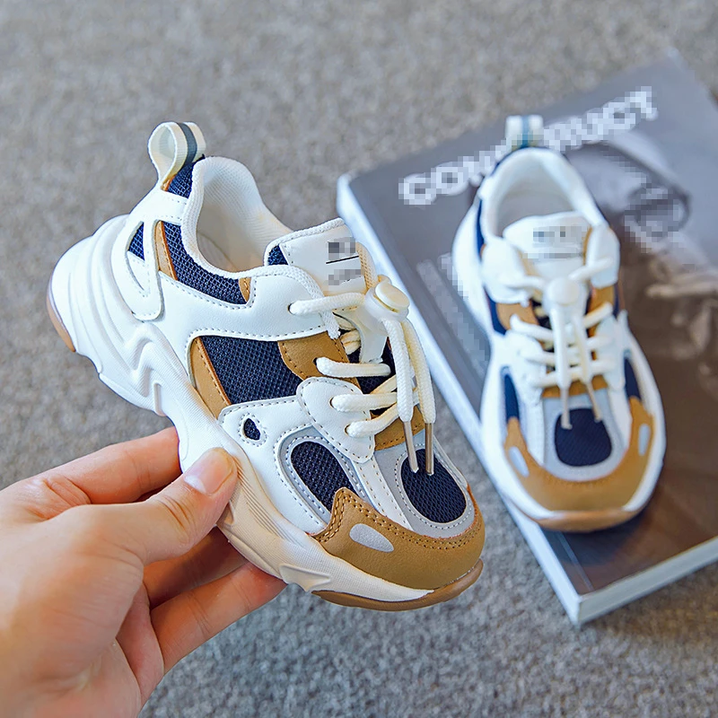 High Quality Children Girls Flat Shoes Loafer Walking Casual Sneakers Luxury Design Fashion Sneakers for Kids