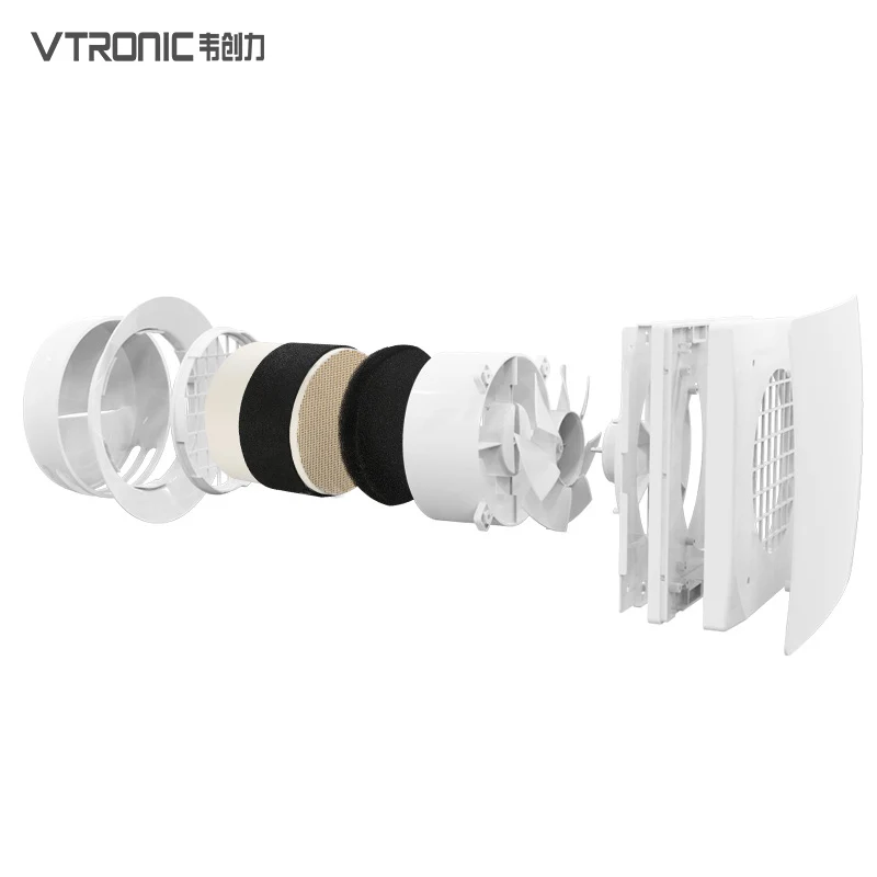 VTRONIC VT501 самое маленькое устройство для вентиляции квартиры Roomwise с функцией теплосбережения