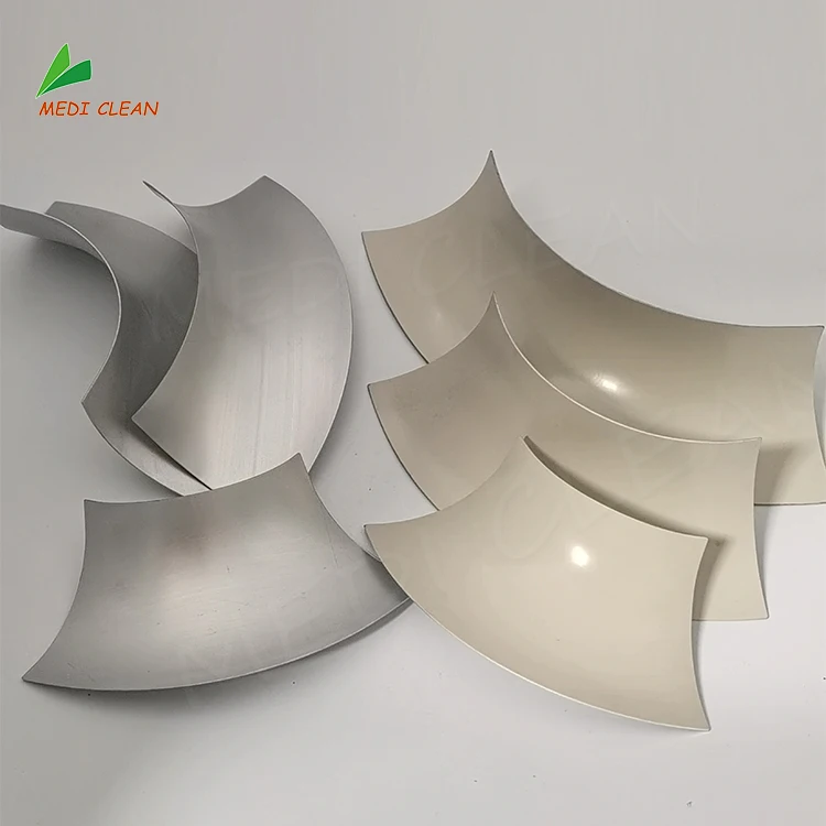 clean room inner three way outer aluminum  profile  two-way contact color steel plate aluminum alloy profile