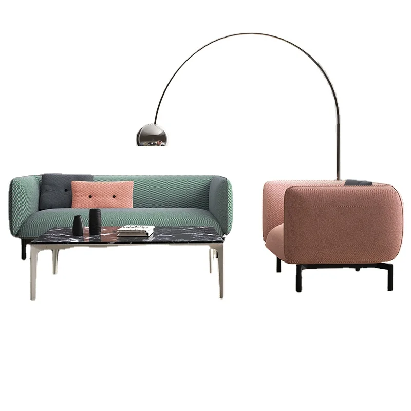 All modern reception visitor single vip waiting room office sofa set furniture