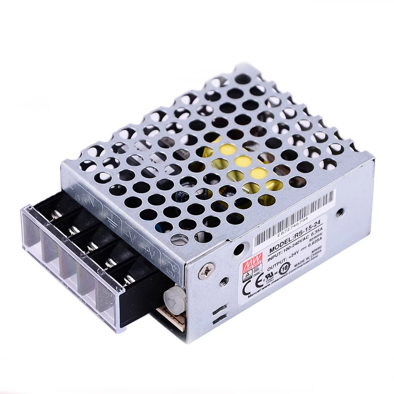 RS-15-24 orignal meanwell switching Power supply 15W DC 24Voltage stabilized instead of NES/S Monitoring Security long