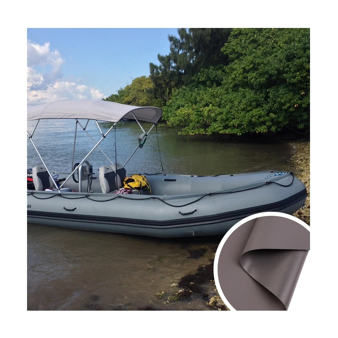 1000d 25oz Tarpaulin Heavy Duty PVC Inflatable Boat Fabric PVC Fabric for Inflatable Boat