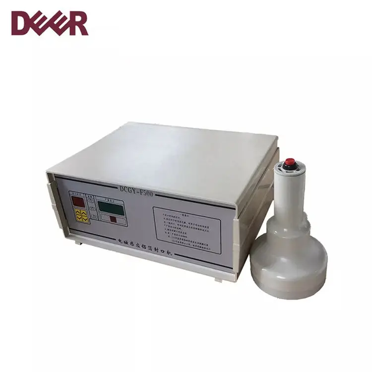 Handheld electromagnetic induction plastic container sealer aluminum