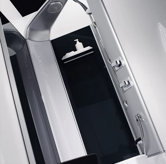 China shower cabin manufacture luxury modern tempered glass  shower cabin corner