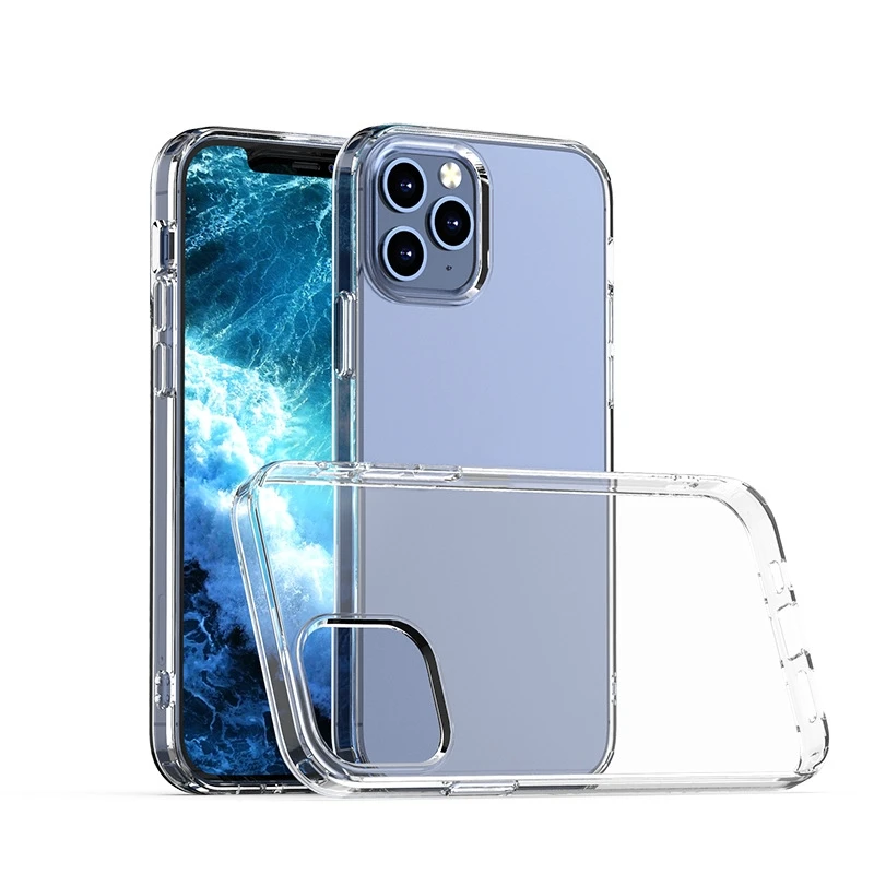 2020 High quality anti-oxidation no yellow and armor transparent clear TPU phone cover  for Phone 12  to 12 Pro max
