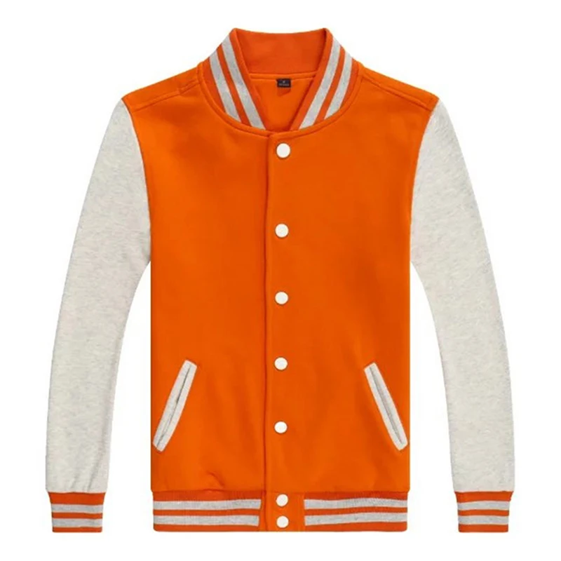 High Quality Men Sport Outerwear Casual Baseball Uniform Satin Bomber Winter Baseball Jacket Men Jacket