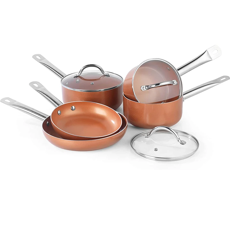 Classical Color Non Stick Modern Kitchen Non Stick Cookware Set