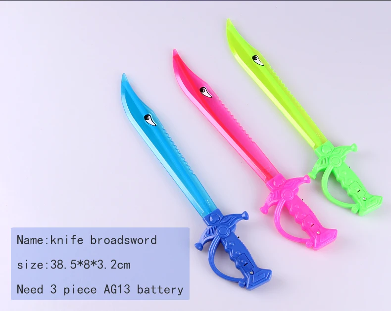 Luminous sword toy Shark Blades With Lights For Boys From the Manufacturer in China