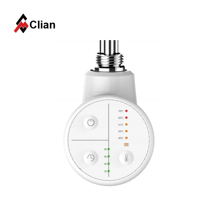 1-1500W 110/220V heater thermostat timer WITH HEATER for towel warmer rail rack radiator heating element electric resistance